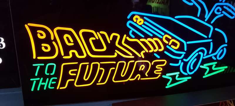 back to the future light box